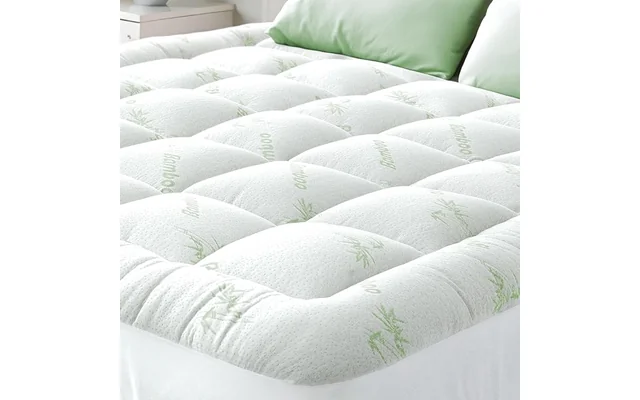 Ultra Soft Queen Size Mattress Topper - Viscose Made from Bamboo Pillow Top Mattress Pad for Back Pa