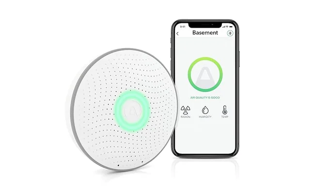 Airthings 2950 Wave Radon - Smart Radon Detector with Humidity & Temperature Sensor